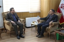 دیدار دکتر حسن بابایی معاون رئیس قوه قضائیه و ریاست عالی سازمان ثبت  اسناد و املاک کشور با دکتر سید محسن صادقی استاندار زنجان
