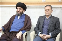 دیدار رمضانی دکتر سید محسن صادقی استاندار زنجان و حجت الاسلام والمسلمین سید مصطفی حسینی نماینده معزز ولی فقیه در استان و امام جمعه زنجان با علما ، مبلغین و اساتید حوزه علمیه استان