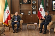 دیدار نوروزی دکتر نبی اله محمدی نماینده محترم مردم شریف شهرستان های زنجان و طارم در مجلس شورای اسلامی با دکتر سید محسن صادقی استاندار زنجان  