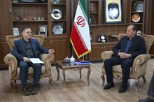 دیدار مهندس سید جمال موسوی نماینده محترم مردم شهرستان های ماهنشان و ایجرود در مجلس شورای اسلامی با دکتر صادقی استاندار زنجان