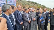  بازدید دکتر سید محسن صادقی استاندار زنجان از پروژه در حال احداث راه ارتباطی بناب -طارم- منجیل در حدفاصل  محدوده جزونق و چفتان  طارم