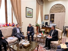دیدار دکتر سید محسن صادقی  استاندار زنجان با آقای دکتر علی اصغر محمدی، دستیار وزیر و مدیرکل آسیا و اقیانوسیه وزارت امور خارجه (چین، کره جنوبی، ژاپن کره شمالی ، مالزی،اندونزی،تایلند،فیلیپین،سنگاپور، ویتنام) .