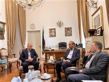 دیدار دکتر سید محسن صادقی استاندار زنجان با آقای دکتر اکبرخدایی رییس اداره امور تجاری و  حمل ونقل اکو در وزارت امور خارجه.
