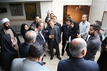  بازدید دکتر سید محسن صادقی استاندار زنجان ، دکتر علیمردانی نماینده مردم شریف شهرستانهای ابهر،خرمدره و سلطانیه در مجلس شورای اسلامی از دانشکده پرستاری شهرستان ابهر 