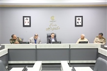  نشست دانشجویان دانشگاه فرماندهی و  ستاد ارتش جمهوری اسلامی ایران با دکتر سید محسن صادقی استاندار زنجان