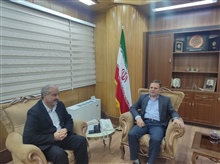 دیدار و جلسه مهندس عباس رضا حیدری شهردار ابهر با جناب آقای دکتر سید محسن صادقی استاندار زنجان‌