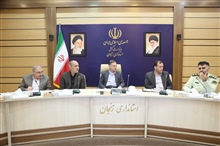  جلسه کارگروه تقویت و توسعه زیر ساخت های نظم و امنیت به ریاست دکتر سید محسن صادقی استاندار زنجان