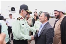استقبال دکتر سید محسن صادقی استاندار زنجان از سردار احمد رضا رادان، فرماندهی نیروی انتظامی جمهوری اسلامی ایران