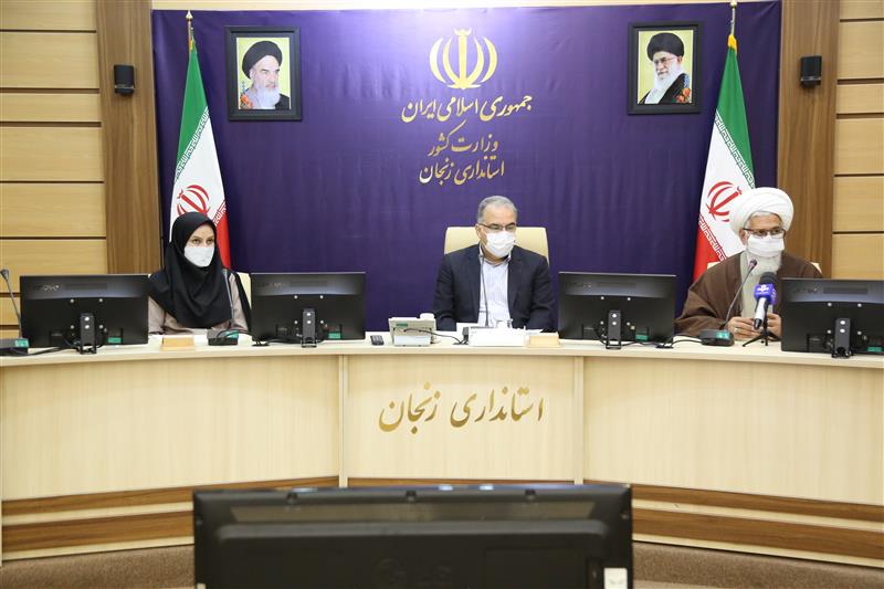 اولین جلسه شورای اداری استان به ریاست دکتر افشارچی استاندار زنجان (هشتمین جلسه در سال 1400)