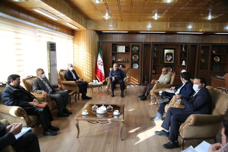 جلسه هماهنگی و اتخاذ تدابیر لازم جهت کنترل تورم بازار و تامین کالاهای اساسی به ریاست دکتر افشارچی استاندار زنجان