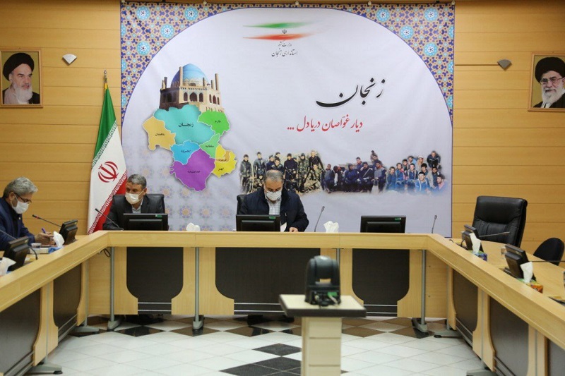 جلسه رسیدگی و پیگیری نامه های مردمی در جریان سفر ریاست جمهوری به استان به ریاست دکتر افشارچی استاندار زنجان