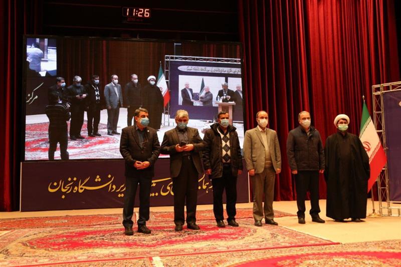 حضور دکتر افشارچی استاندار زنجان در آئین تکریم و معارفه ریاست دانشگاه زنجان
