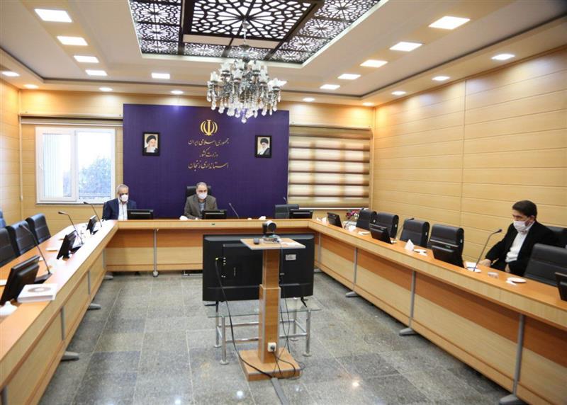 حضور دکتر افشارچی استاندار زنجان در جلسه ستاد ملی کرونا ویروس (از طریق ارتباط ویدئو کنفرانس به ریاست دکتر رئیسی، ریاست محترم جمهور)