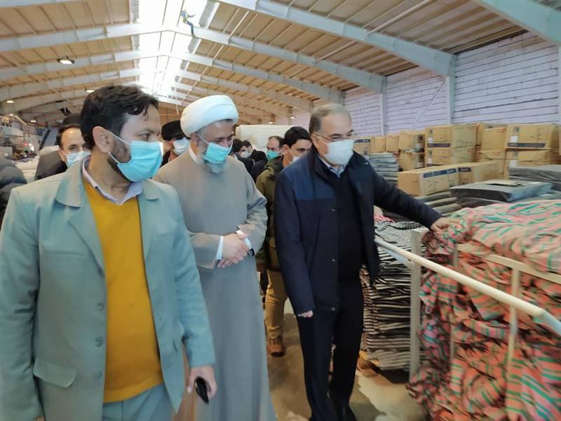بازدید دکتر افشارچی استاندار زنجان از واحد تولیدی پویا ریس ابهر