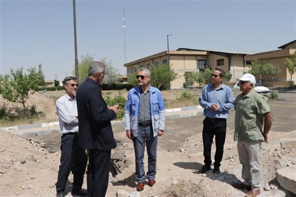 بازدید مدیرکل مدیریت بحران از تاسیسات آب و فاضلاب استان