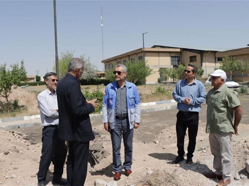 بازدید مدیرکل مدیریت بحران از تاسیسات آب و فاضلاب استان