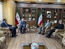 دیدار معاون وزیر امور اقتصادی و دارایی و مدیر عامل سازمان جمع آوری و فروش اموال تملیکی کشور با استاندار زنجان
