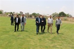 بازدید میدانی معاون عمرانی استاندار زنجان از پروژه سکوی تماشاچیان زمین فوتبال مجموعه ۱۵ خرداد زنجان