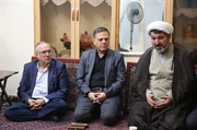 دیدار استاندار زنجان با خانواده شهید فروغی و وداع و ادای احترام به پیکر مطهر شهید حیدری