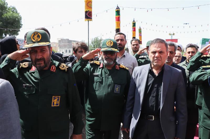 تشییع باشکوه شهید مدافع وطن حمیدرضا حیدری در زنجان