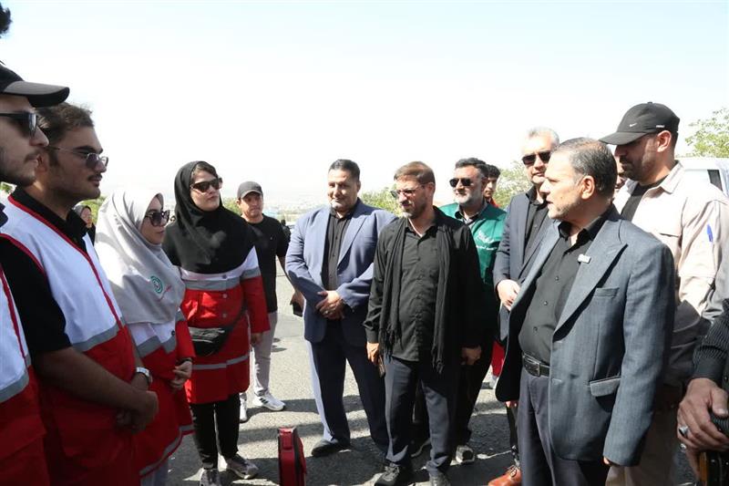 حضور استاندار زنجان در مراسم جاماندگان اربعین حسینی