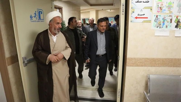 بازدید استاندار زنجان و مسئولان عالی استان از اداره کل پزشکی قانونی زنجان