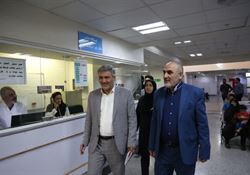 بازدید معاون سیاسی،امنیتی واجتماعی استانداری زنجان ازبیمارستان امام حسین(ع)
