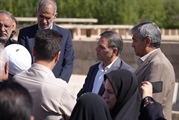 بازدید سید محسن صادقی، استاندار زنجان، از پروژه فاضلاب شهری شهرستان خرمدره