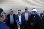 بازدید سید محسن صادقی استاندار زنجان از محل احداث بیمارستان نور ولایت شهرستان خرمدره
