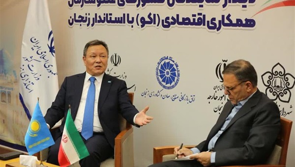 تحکیم روابط ایران و قزاقستان با محوریت همکاری‌های اقتصادی، فرهنگی و استانی در زنجان