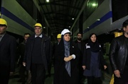 بازدید وزیر راه و شهرسازی از خطوط تولید واگن سازی در زنجان