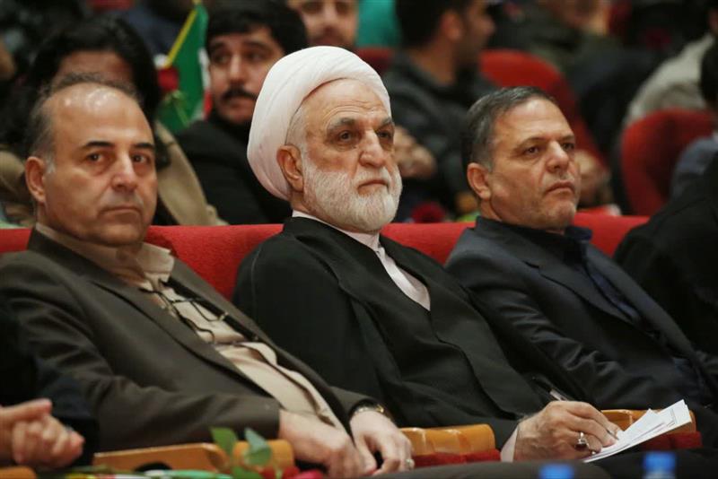 حضور رئیس قوه قضاییه کشور و دکتر سید محسن صادقی استاندار زنجان در دانشگاه زنجان  به مناسبت روز دانشجو