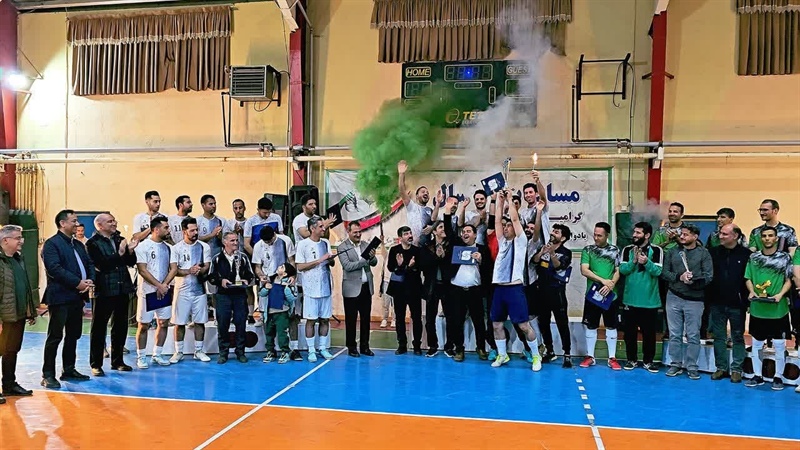 آیین اختتامیه مسابقات فوتسال کارکنان ادارات