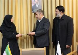 آئین تودیع و معارفه مدیرکل غله و خدمات بازرگانی استان زنجان