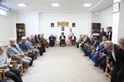 دیدار استاندار زنجان و جمعی از مدیران ستادی با نماینده ولی‌فقیه در...