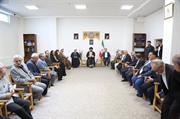 دیدار استاندار زنجان و جمعی از مدیران ستادی با نماینده ولی‌فقیه در استان به مناسبت عید سعید غدیر خم
