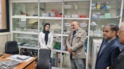 بازدید معاون سیاسی، امنیتی و اجتماعی از بیمارستان شهدای شهرستان طارم