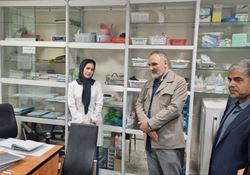 بازدید معاون سیاسی، امنیتی و اجتماعی از بیمارستان شهدای شهرستان طارم