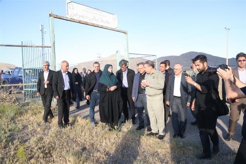 بازدید معاون رئیس جمهور و رئیس سازمان حفاظت محیط زیست از دشت سهرین زنجان
