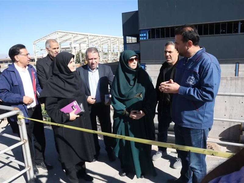 بازدید معاون رئیس‌جمهور و معاون اقتصادی استاندار زنجان از مجتمع کاغذسازی راشاکاسپین ایرانیان