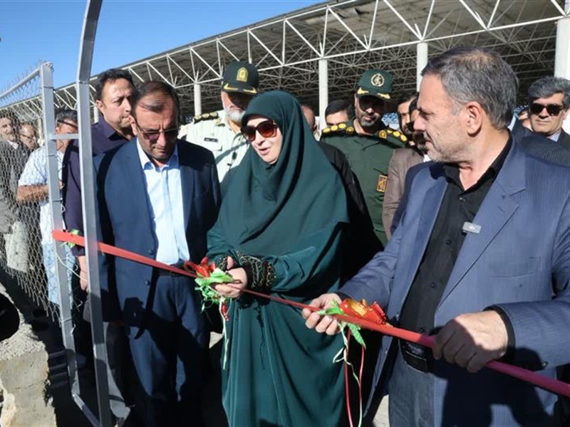 آیین افتتاح تصفیه‌خانه پساب صنعتی گروه نساجی‌پر با حضور معاون رئیس‌جمهور و استاندار زنجان برگزار شد