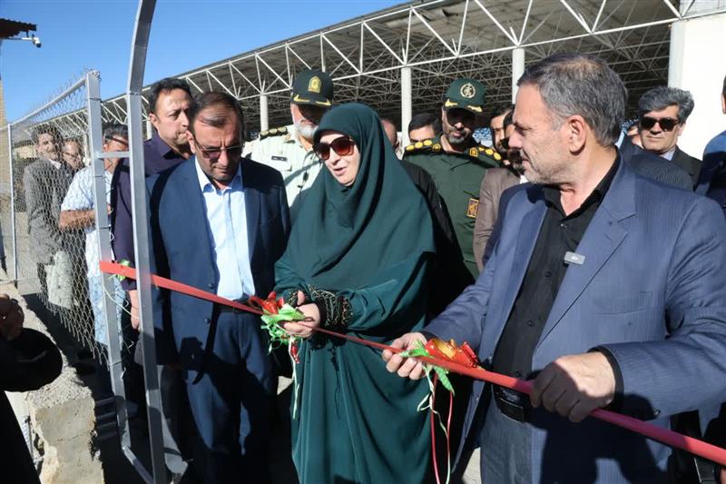 آیین افتتاح تصفیه‌خانه پساب صنعتی گروه نساجی‌پر با حضور معاون رئیس‌جمهور و استاندار زنجان برگزار شد