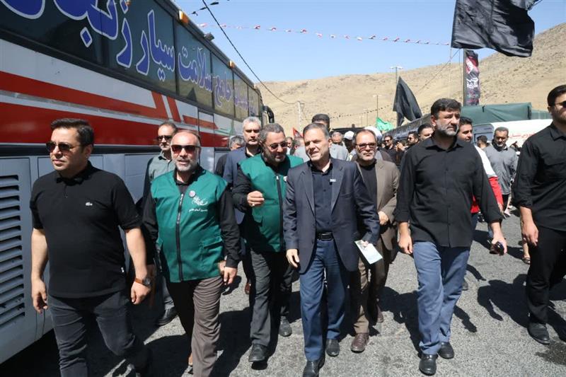حضور استاندار زنجان در اجتماع با شکوه پیاده‌روی خانوادگی اربعین حسینی