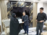 دیدار استاندار زنجان با خانواده شهید مدافع حرم رحمان بهرامی