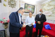 دکتر افشارچی استاندار زنجان و مهندس خالقی فرماندار شهرستان با...