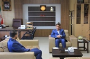 دیدار مدیرعامل نخ تایر صبا با فرماندار زنجان