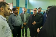 بازدید مهندس تاراسی از محل ارائه خدمات گروههای جهادی