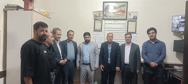 بازدیدمهندس اعلایی به همراه دکتر اسدی دادستان عمومی و انقلاب  شهرستان