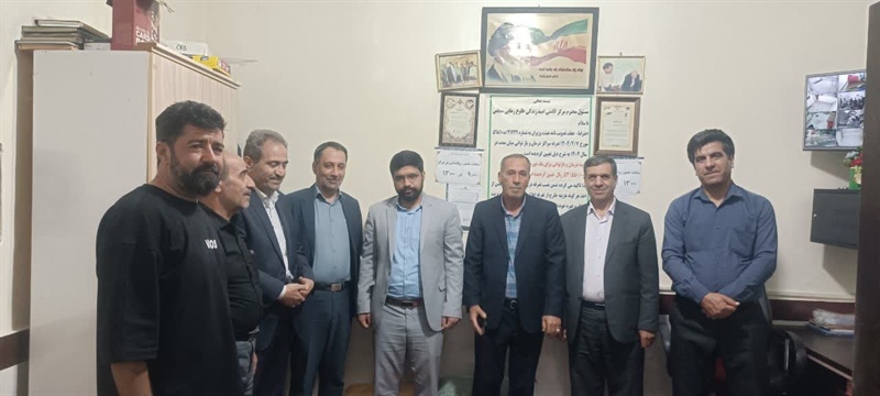 بازدیدمهندس اعلایی به همراه دکتر اسدی دادستان عمومی و انقلاب  شهرستان