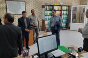 بازدیدمهندس اعلایی از اداره گاز